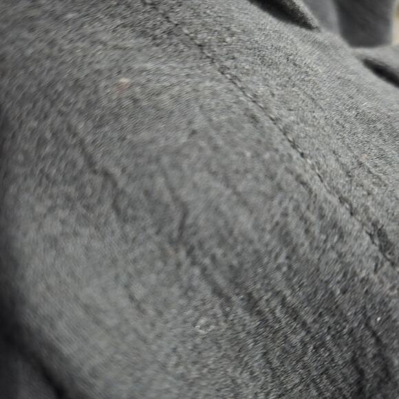 9Seed Bali Draped Jumpsuit Black Crinkle Gauze Harem Romper Drop Crotch One Size - Picture 5 of 14